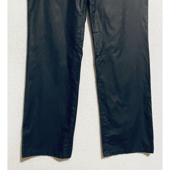 Theory Pants Womens 8 Black Parachute Straight Leg Lightweight Minimalist Modern - Picture 2 of 8